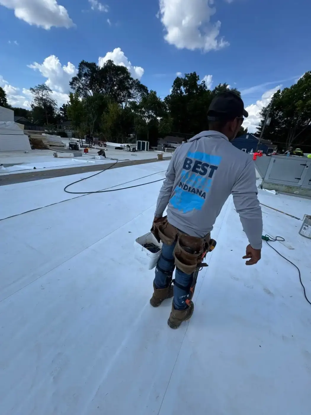 Manufacturer-certified roof installation in Elkhart